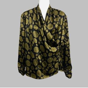 Import Image Vintage 100% Silk Blouse